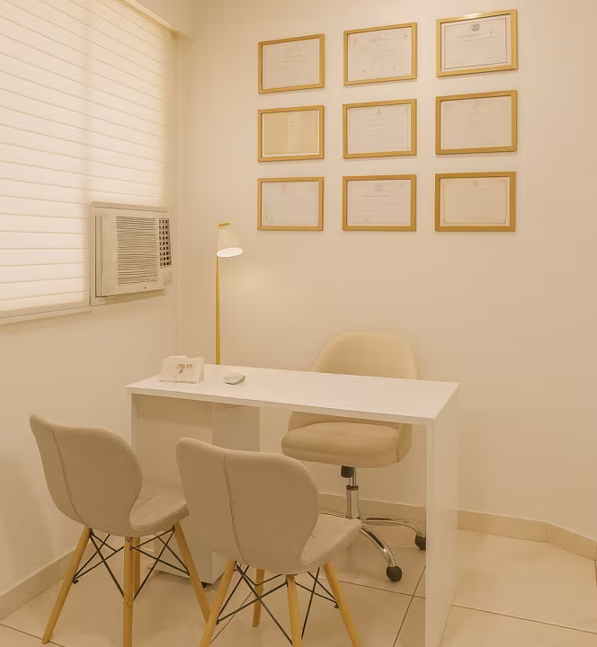 Detalhe do ambiente da clínica
